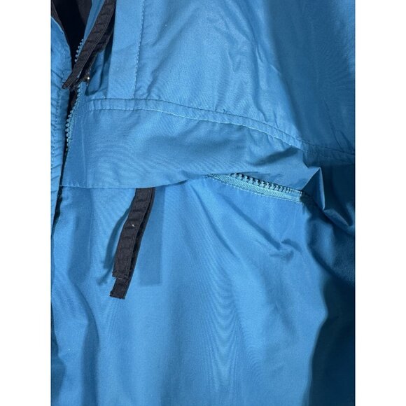 Vintage Columbia Bugaboo Ski Jacket Woman XL Teal Purple 90s Colorblock Gizzmo - Picture 4 of 16